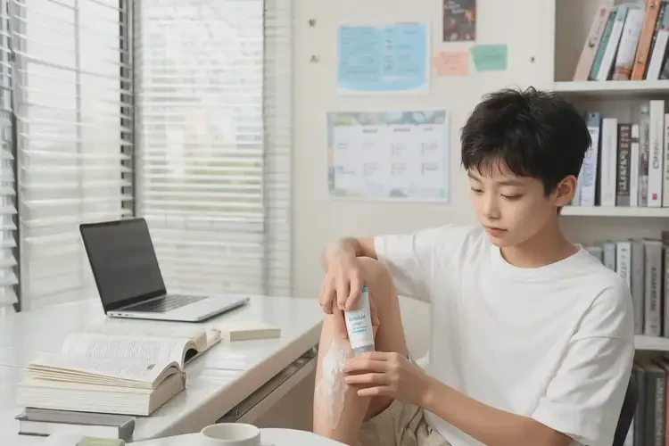 大學生小腿容易長濕疹不管它會自己痊愈嗎(圖1)