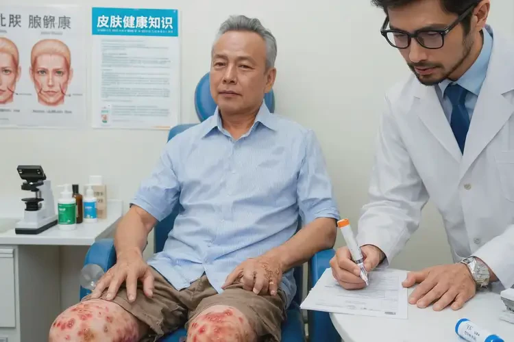 男性小腿上經(jīng)常長濕疹不管它會自己好嗎(圖2)