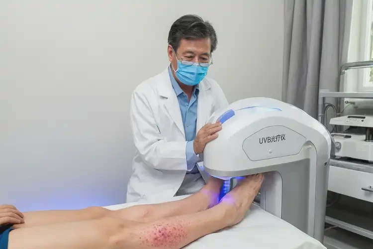 中学生小腿容易长湿疹可不可以彻底自愈(图1)