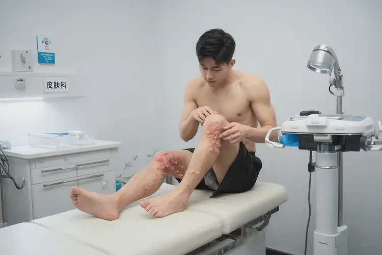 男生大腿偶爾起濕疹能靠自己自愈嗎(圖4)