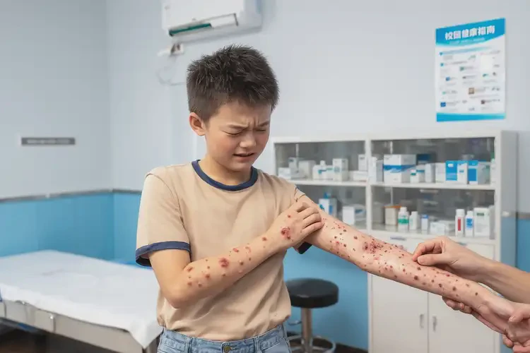 大學生全身出現(xiàn)濕疹不管它會自己痊愈嗎(圖4)