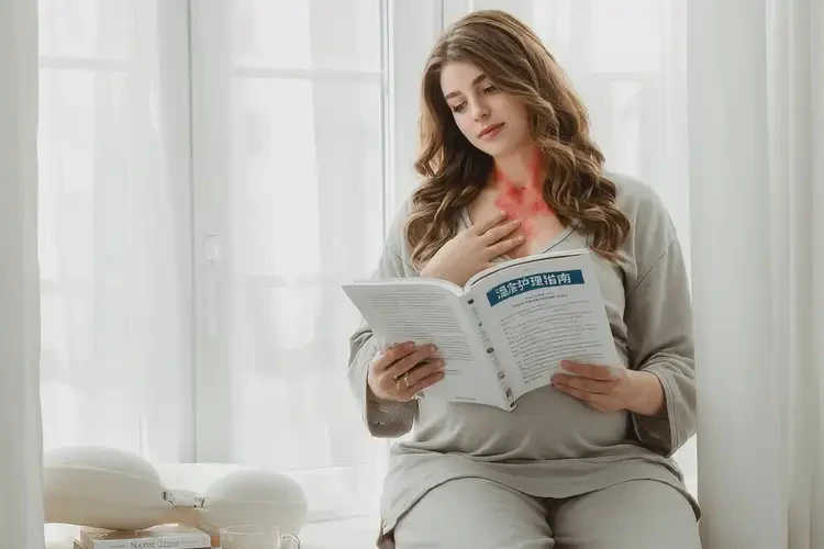 哺乳期媽媽脖子上出現(xiàn)濕疹可以徹底自愈嗎(圖2)