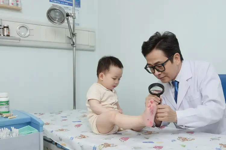 寶寶腳上經(jīng)常長濕疹不管它會(huì)自己自愈嗎(圖2)