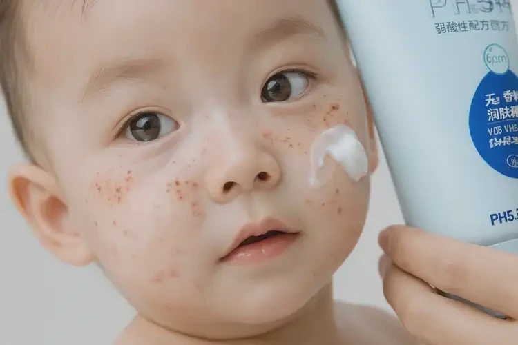 寶寶臉上出濕疹可以徹底自愈嗎(圖4)