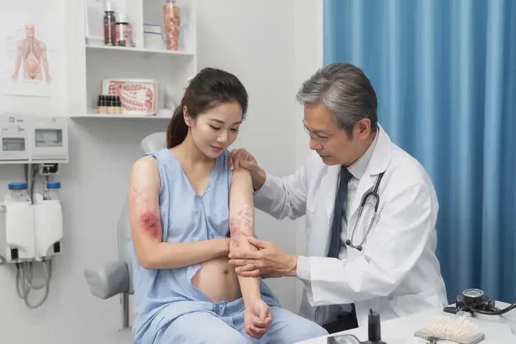 孕婦手臂經(jīng)常起濕疹能徹底自愈嗎(圖1)