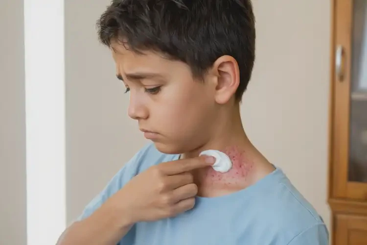 青少年脖子出現(xiàn)濕疹可不可以徹底自愈(圖3)