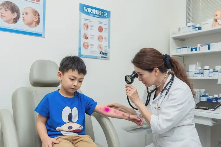 小孩脖子上有濕疹能徹底自愈嗎(圖1)