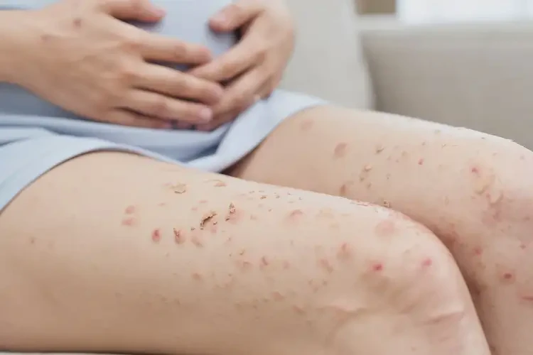 孕妇大腿上容易起湿疹不管它会自己好吗(图4)