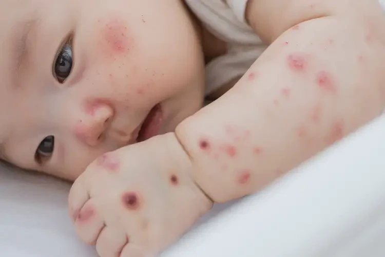 嬰兒身上出濕疹不管它會(huì)自己自愈嗎(圖3)