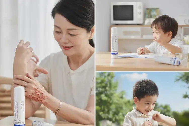 少兒全身容易長濕疹不管它會自己痊愈嗎(圖1)