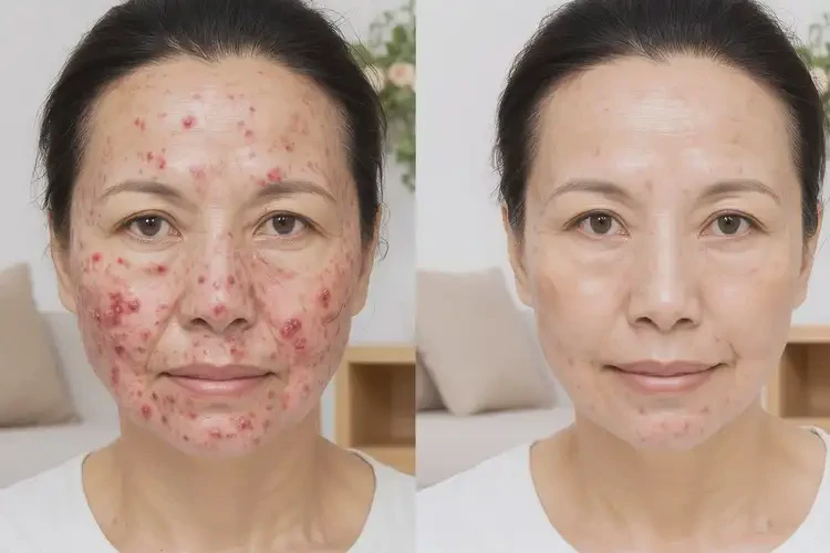 產(chǎn)婦面部偶爾長濕疹可以徹底自愈嗎(圖3)