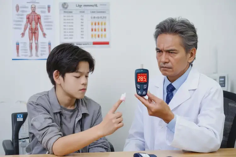 年輕人晚上血糖28(圖1)