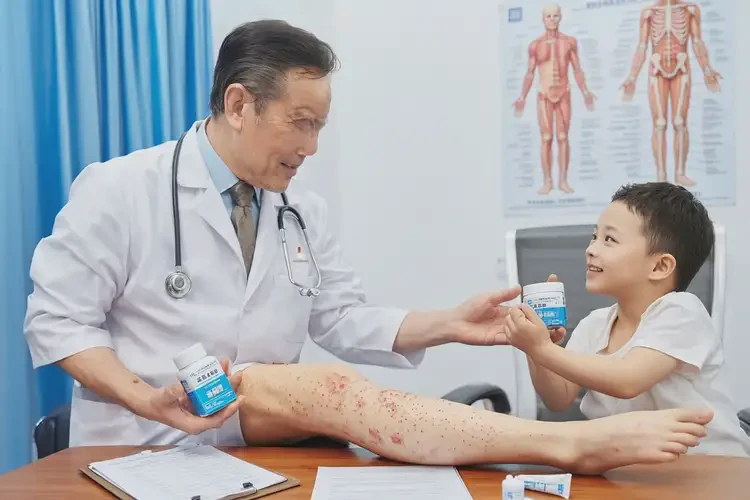 小兒大腿上起濕疹能徹底自愈嗎(圖1)