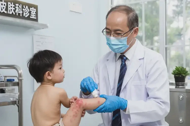 幼兒小腿上出濕疹不管它會(huì)自己痊愈嗎(圖3)