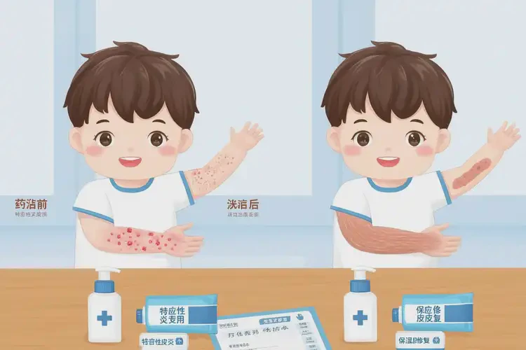 少兒手臂上出現(xiàn)濕疹可不可以徹底自愈(圖1)