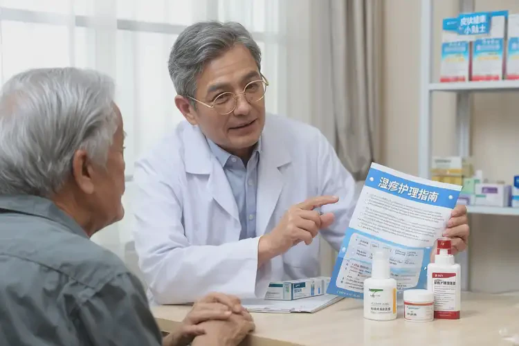 老人屁股長濕疹可以徹底自愈嗎(圖3)