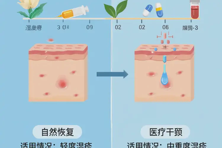 小兒小腿上偶爾長(zhǎng)濕疹不管它會(huì)自己痊愈嗎(圖1)