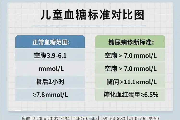 兒童晚上血糖8點4是糖尿病嗎(圖2)