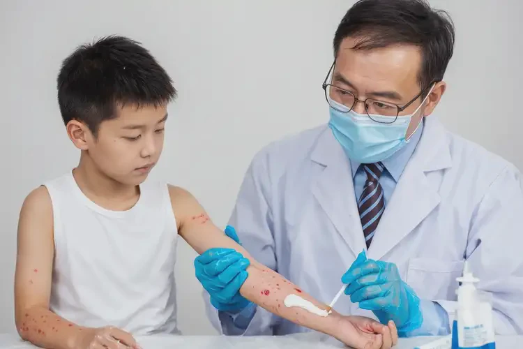 小兒手臂上起濕疹可不可以徹底自愈(圖3)