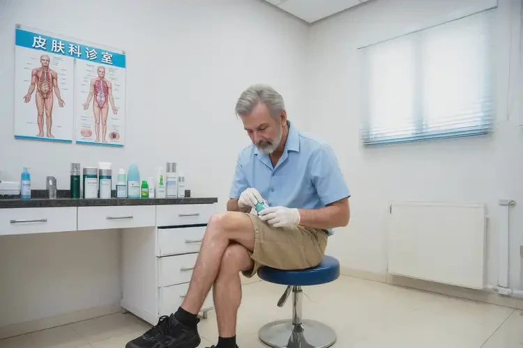 男人小腿上有湿疹能够彻底治愈吗(图1)