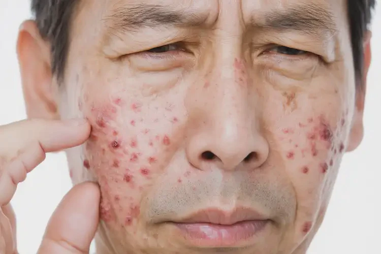 男性面部容易長濕疹能靠自己自愈嗎(圖4)