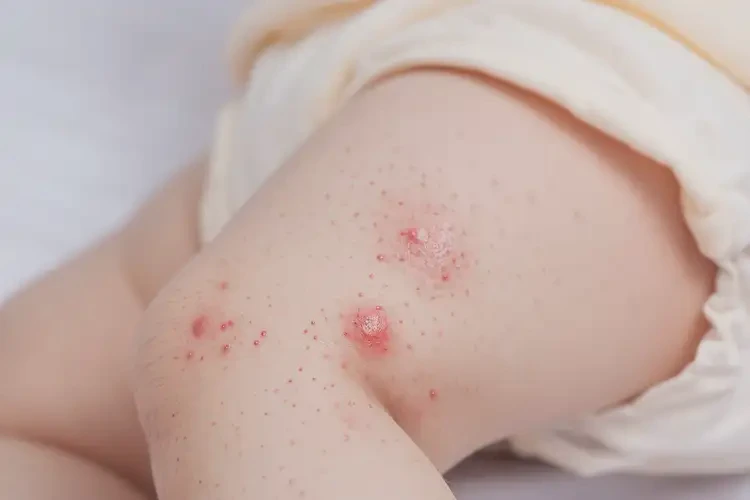 寶寶小腿容易長(zhǎng)濕疹不管它會(huì)自己痊愈嗎(圖3)