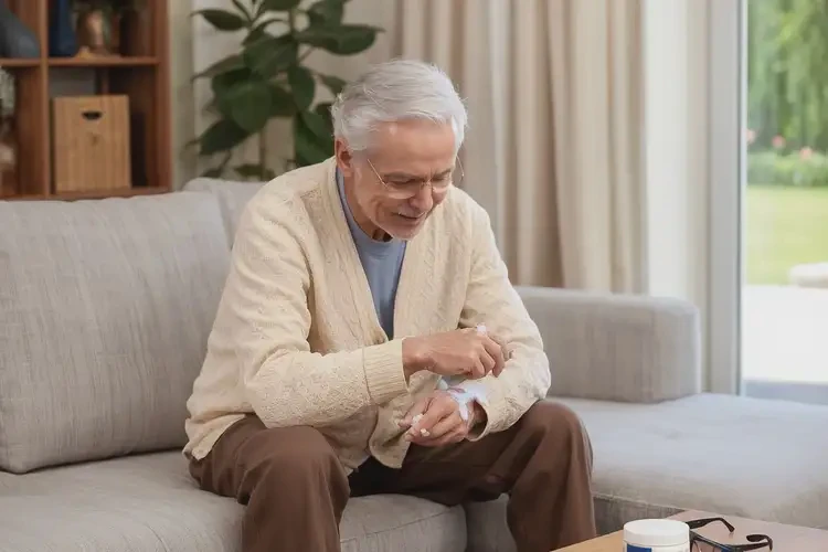 老年人身上容易長(zhǎng)濕疹能徹底自愈嗎(圖2)