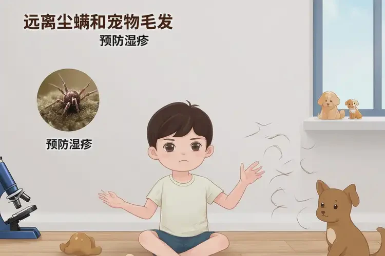 小兒手上經(jīng)常長濕疹不管它會自己好嗎(圖1)