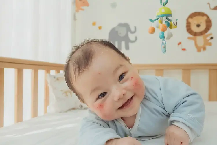 婴幼儿面部起湿疹不管它会自己痊愈吗(图4)