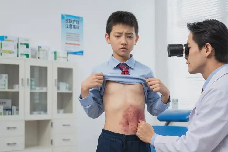 中學(xué)生肚子起濕疹可以徹底自愈嗎(圖4)