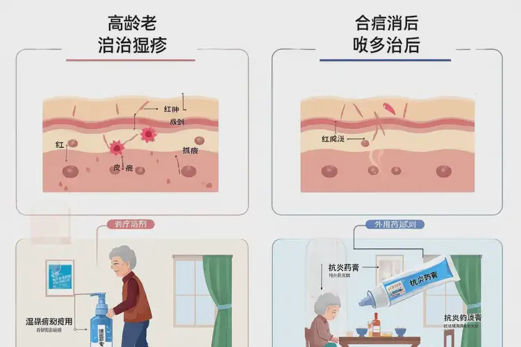高齡老人全身容易長(zhǎng)濕疹能夠徹底治愈嗎(圖3)