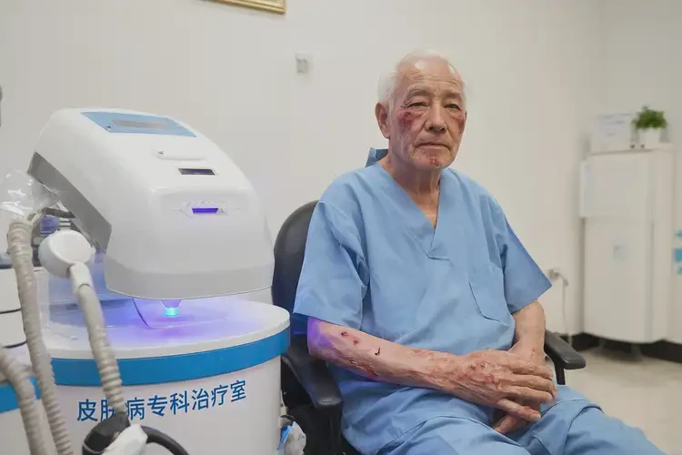 老年人身上容易長(zhǎng)濕疹能徹底自愈嗎(圖1)