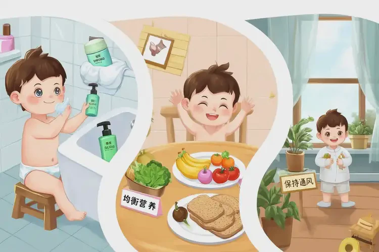 小孩面部容易長濕疹可以徹底自愈嗎(圖2)