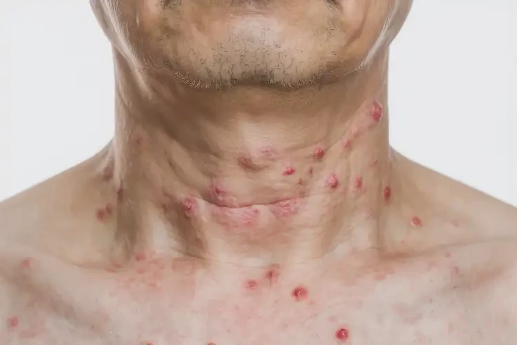 男性脖子經(jīng)常起濕疹可以徹底自愈嗎(圖4)