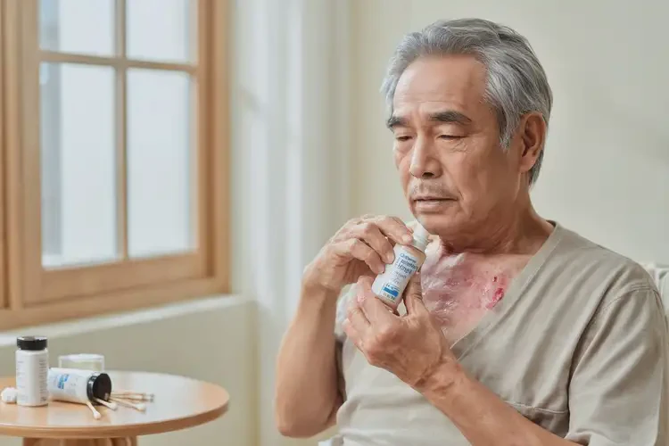 老年人脖子上出现湿疹可不可以彻底自愈(图2)