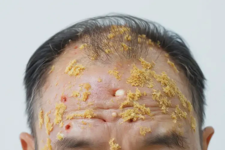 男生身上容易起濕疹能夠徹底治愈嗎(圖2)