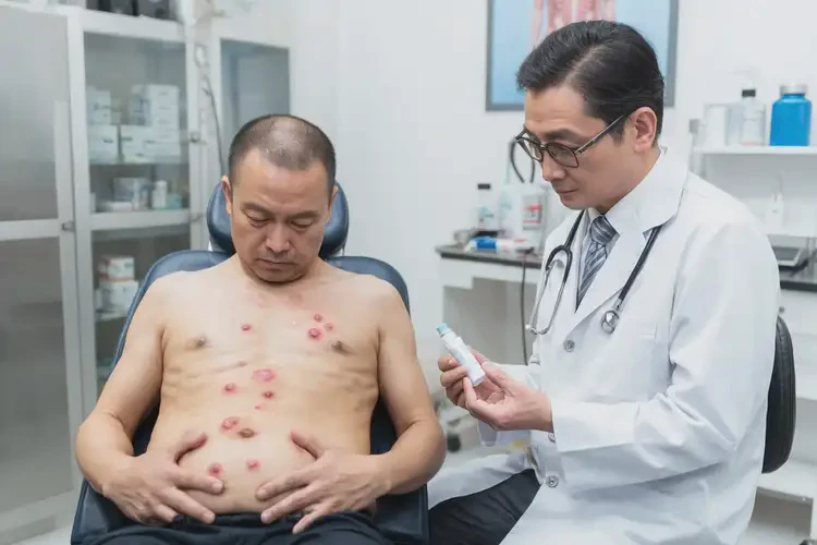 男生肚子上出濕疹能徹底自愈嗎(圖2)