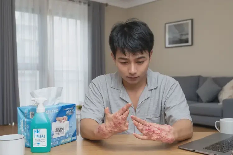 青年人手上出濕疹能徹底自愈嗎(圖1)