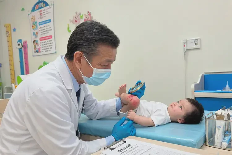 嬰幼兒大腿長濕疹不管它會自己好嗎(圖1)