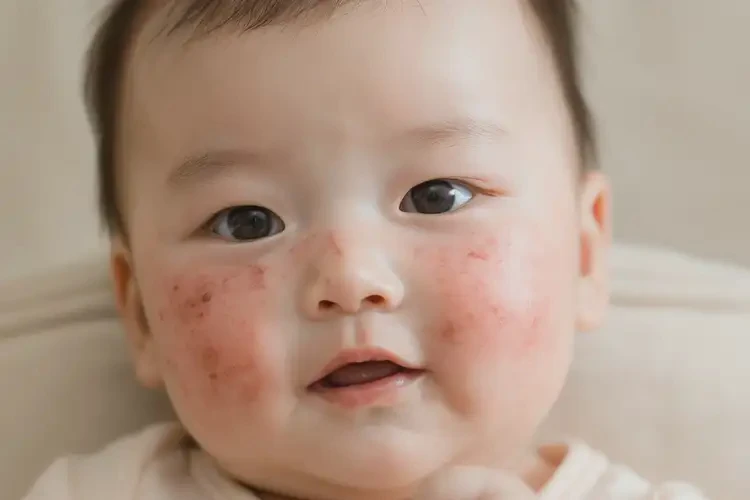 嬰兒身上出濕疹不管它會(huì)自己自愈嗎(圖4)