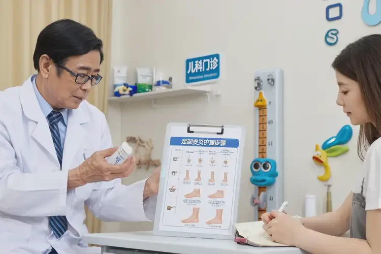 儿童脚上出现湿疹可以彻底自愈吗(图1)