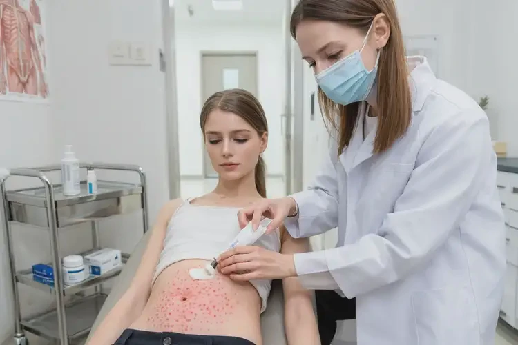 女人肚子上容易長濕疹不管它會自己痊愈嗎(圖3)