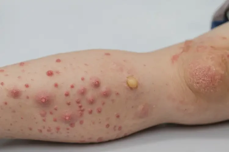 小兒大腿偶爾長濕疹不管它會自己自愈嗎(圖3)