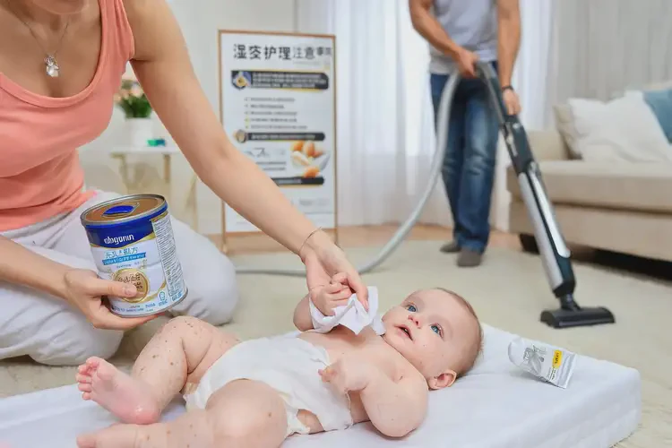 嬰幼兒身上出濕疹可以徹底自愈嗎(圖2)