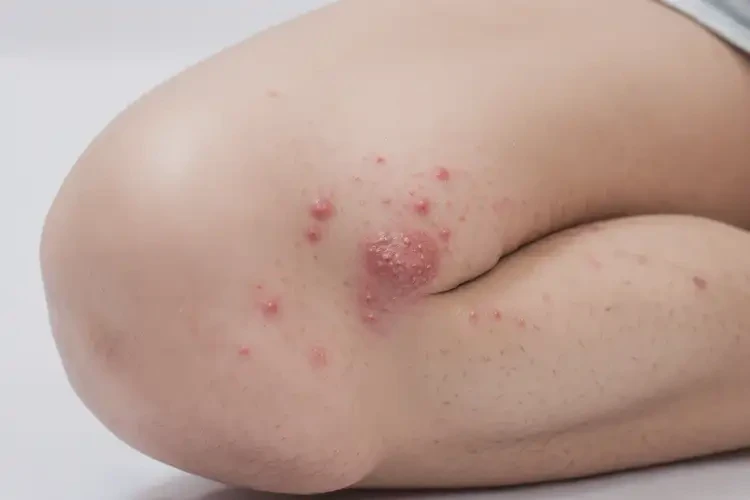 小兒大腿上容易長濕疹不管它會自己好嗎(圖4)