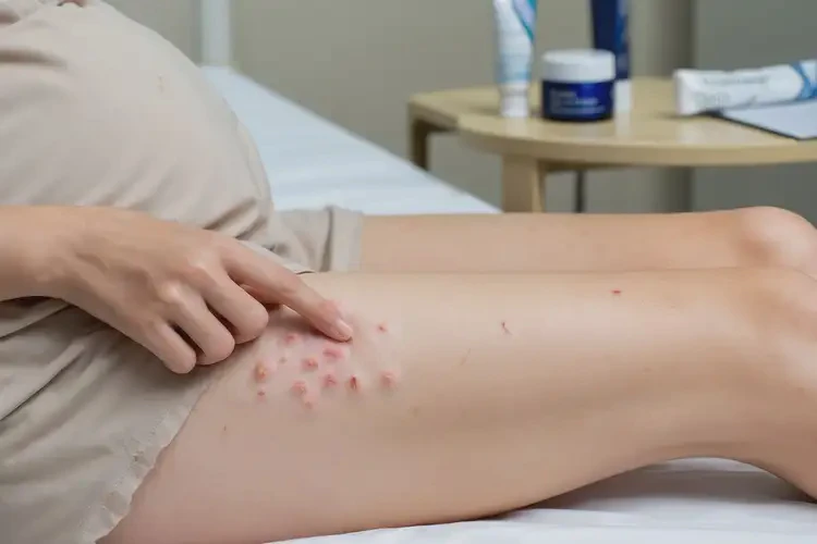 產(chǎn)婦大腿上容易起濕疹不管它會自己好嗎(圖3)