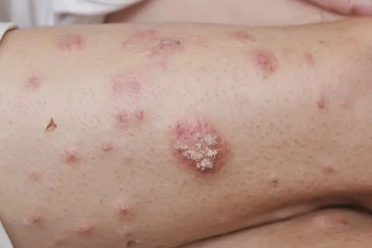 女生四肢容易起濕疹不管它會(huì)自己自愈嗎(圖4)