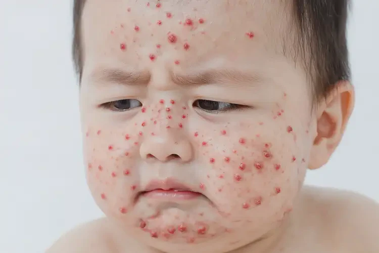 孩子臉上容易起濕疹能靠自己自愈嗎(圖2)