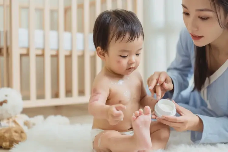 嬰兒身上容易長濕疹不管它會(huì)自己自愈嗎(圖3)
