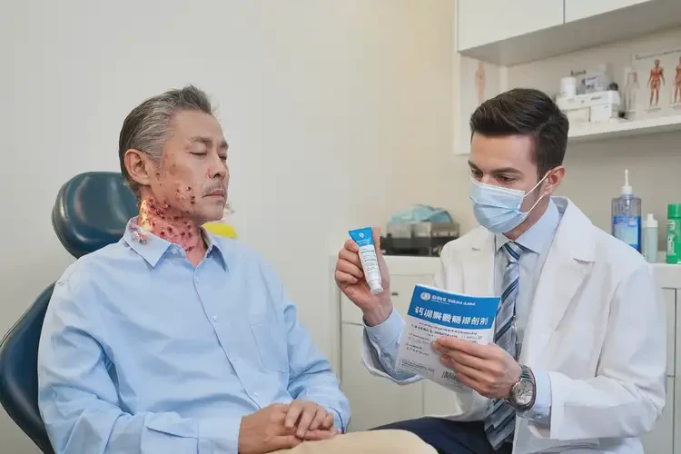 男性脖子經(jīng)常起濕疹可以徹底自愈嗎(圖1)